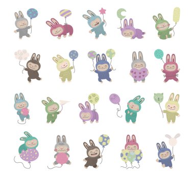 Canavar balon karakteri İskandinav tarzında dizayn edilmiş. Tasarımlarınız için eğlenceli parti etkinlikleri sırasında farklı duygularla çeşitli objeler tutan sevimli bir tip.