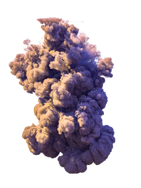 Cloud Purple Pink Smoke Isolated — Stock Photo, Image