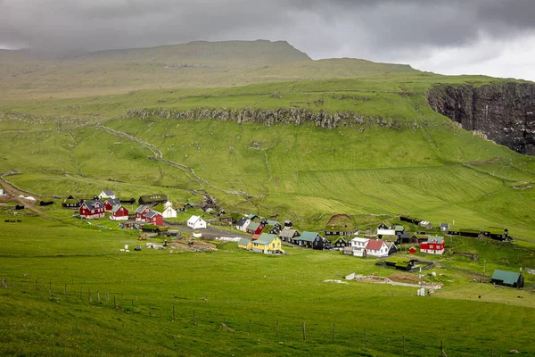 Mykines Village Faroe Islands — Stock Photo, Image