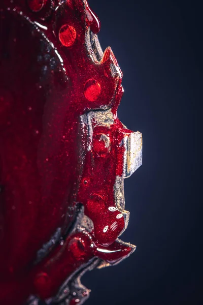Detail Bloody Chainsaw — Stock Photo, Image