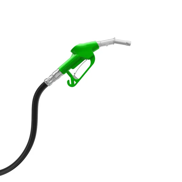 Render Bomba Gasolina Isolado Branco — Fotografia de Stock