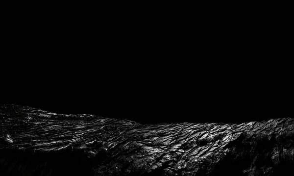 Черный Отшлифованный Камень Рендеринг — стоковое фото