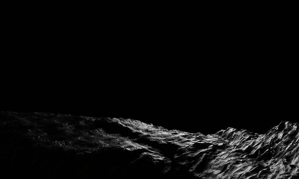 黑暗的岩石背景 3D渲染 — 图库照片