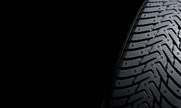 Render Winter Tyre Detail Black — Stock Photo, Image