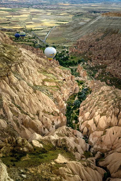 Goreme Turquie Juin 2022 Vol Ballons Dessus Des Vallées Cappadoce — Photo