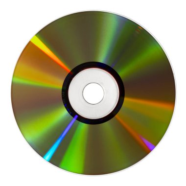 Klasik cd rom beyaz üzerine izole