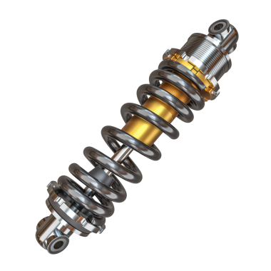 3d saydam arkaplan ile şok emici