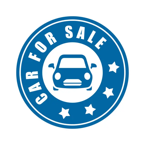 Car Sale Stamp Shape Emblem Car — Stock Vector