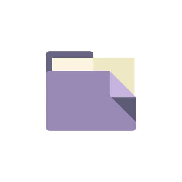 Office Folders Flat Style Vector Illustration — Stock Vector