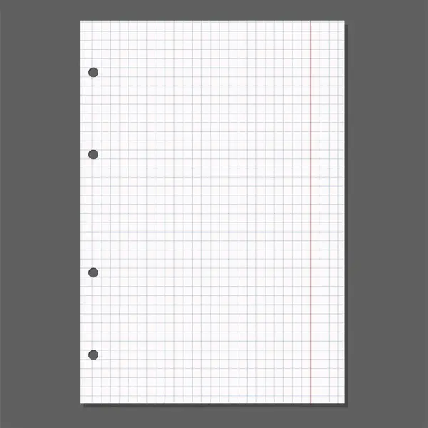 Feuille Illustration Vectorielle Papier — Image vectorielle