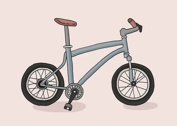 Велосипедна Рука Намальована Векторна Ілюстрація Векторні Ілюстрації Стоковий вектор