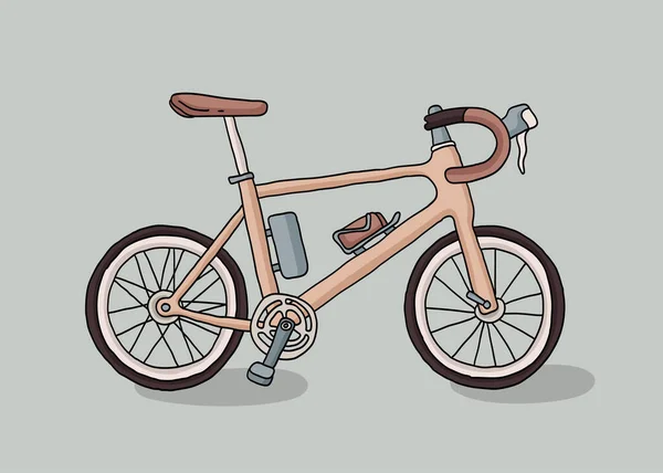Handgezeichnete Vektor Illustration Für Das Fahrrad Vektorillustration Vektorgrafiken