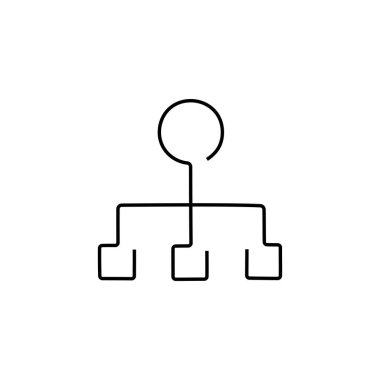 İş hiyerarşisi satırı simgesi