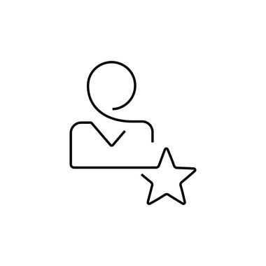 Yıldız kişi satırı simgesi