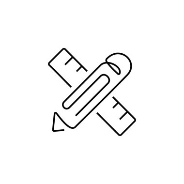 kalem ve cetveli satırı simgesi