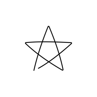 Yıldız bir çizgi simgesi