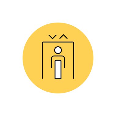 Asansör vektör simgesini kaldır