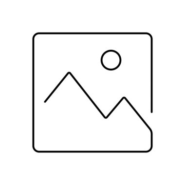 Resim vektör satırı simgesi