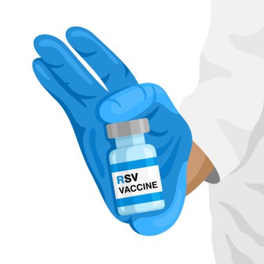 RSV, Solunum sözdizimsel virüs aşı vektör çizimi