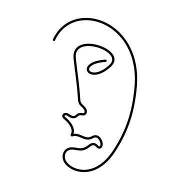 Kızgın yüz bir satır simgesi