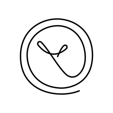 Saat bir satır simgesi