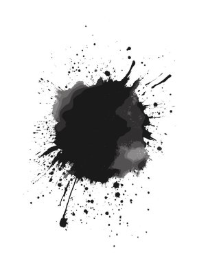 Dinamik Grunge Desenlerini içeren soyut Çok Katmanlı Mürekkep Dökümcüsü