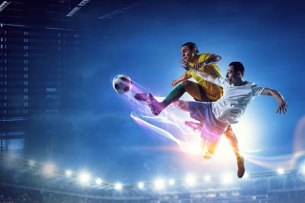 Sport Online Concept Gemengde Media — Stockfoto