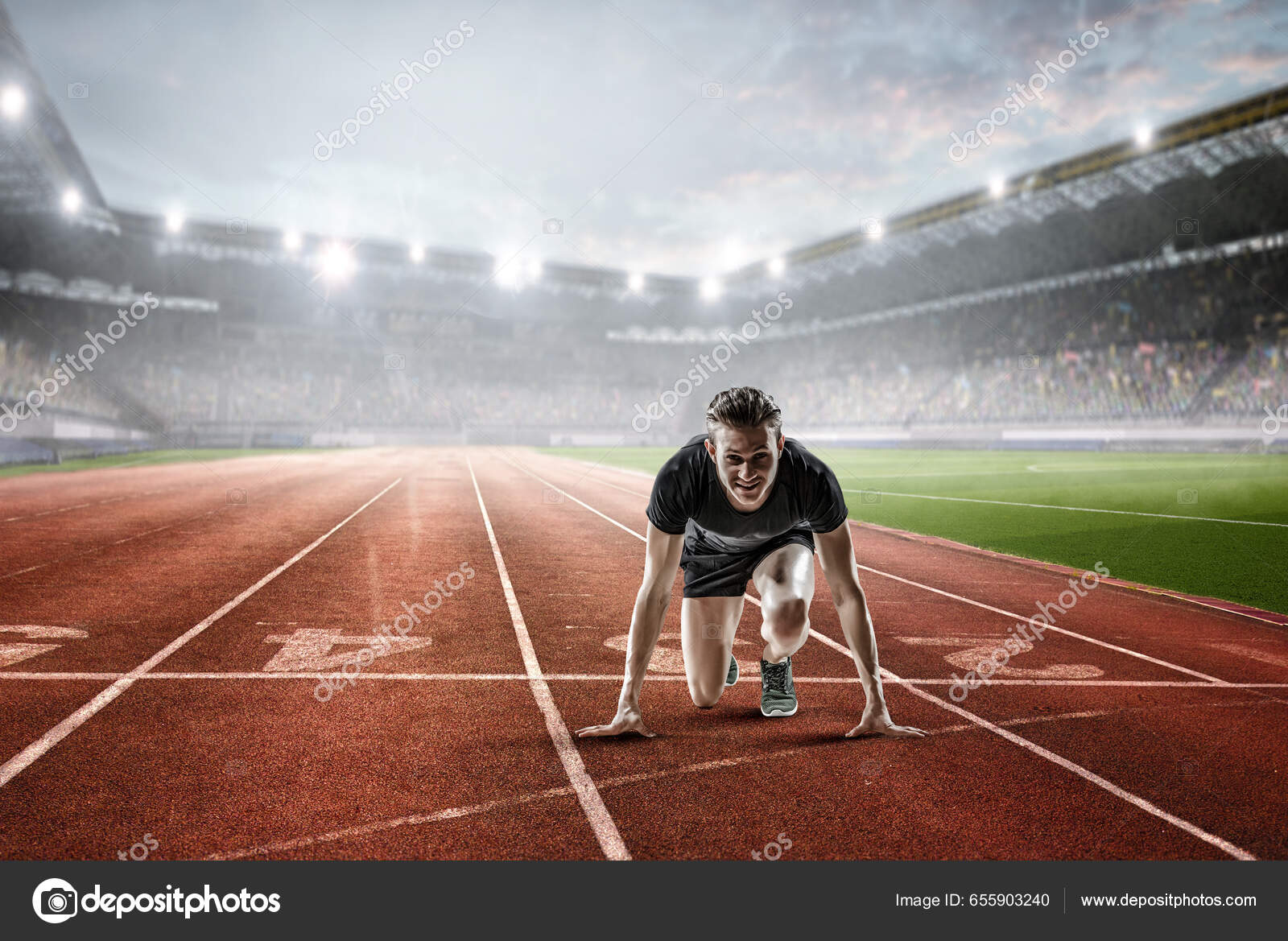 Hombre Ropa Deportiva Corriendo Para Hacer Ejercicio Fitness Estilo Vida:  fotografía de stock © SergeyNivens #655903240