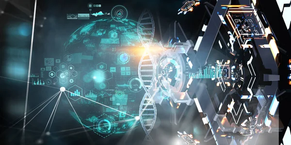 Innovatieve Technologieën Wetenschap Geneeskunde Gemengde Media — Stockfoto