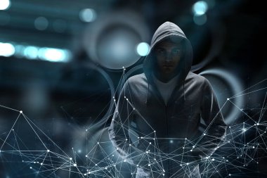 Siber saldırı tehlikesi. Karışık ortam