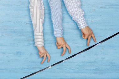 İş ve satış büyüme kavramı. Karışık ortam