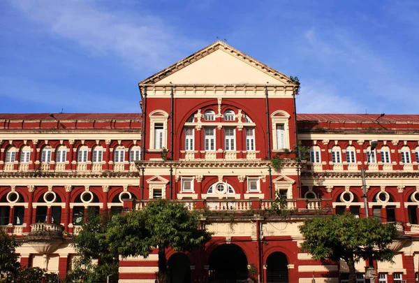 Yüksek Mahkeme Binası Yangon Myanmar Burma Ngiliz Sömürge Döneminin Mimarisi — Stok fotoğraf