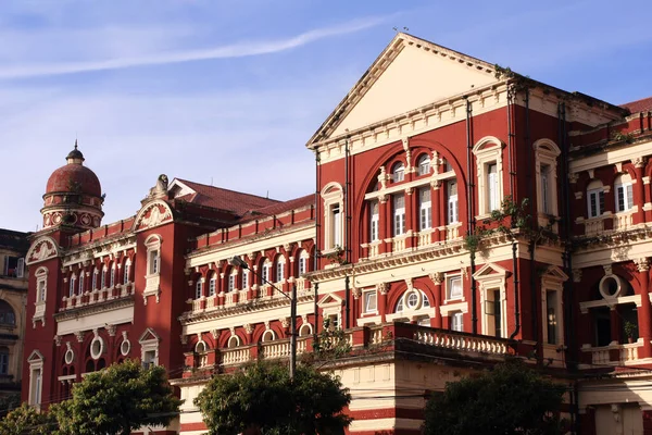 High Court Épület Yangon Mianmar Burma Brit Gyarmati Korszak Építészete — Stock Fotó