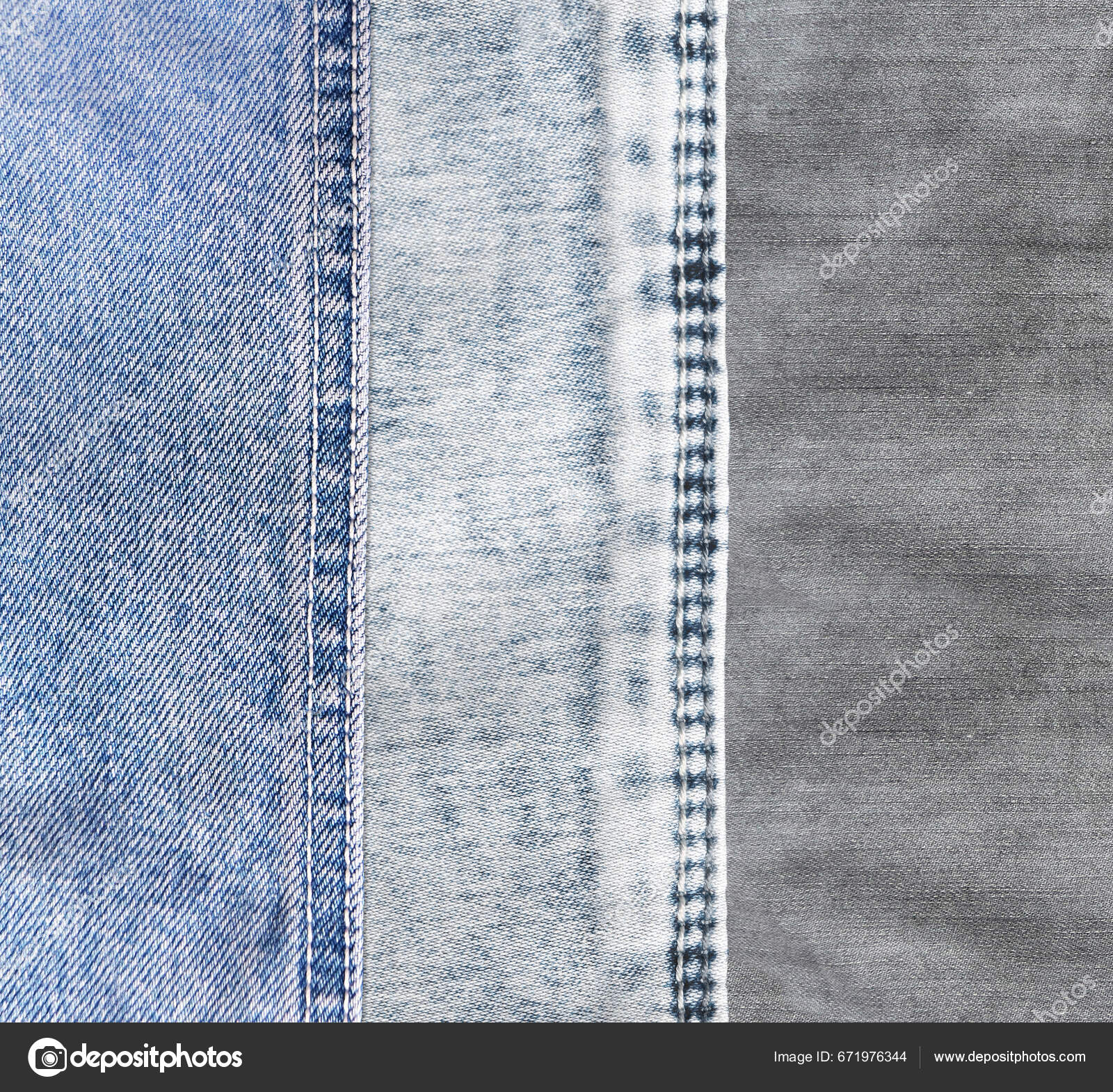 Horizontal Vertical Background Denim Patches Light Grey Blue White Colors  Stock Photo by ©frenta 671976344