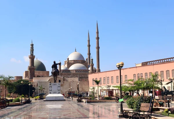 Great Mosque Muhammad Ali Pasha Ancient Cairo Citadel Egypt North — Stock Photo, Image