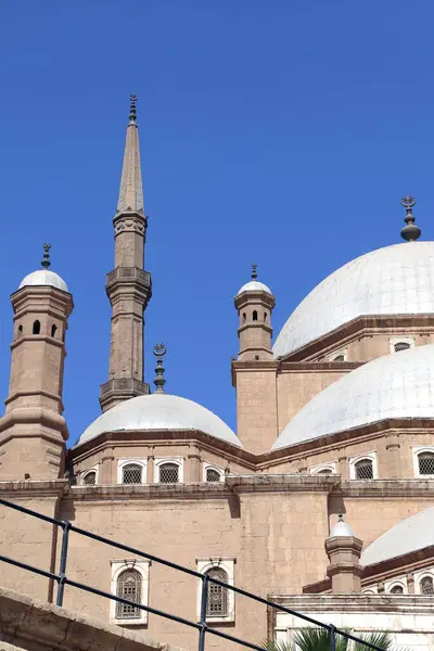 Великая Мечеть Мухаммеда Али Паши Древнем Каире Цитадель Египет Северная — стоковое фото