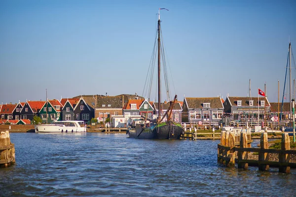 Amsterdam Niderlandy Maj 2022 Widok Nabrzeże Marken Marken Holandia — Zdjęcie stockowe
