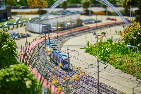 Hague Κατω Χωρεσ Απριλιου 2022 Μίνι Μοντέλα Τρένων Στο Μίνι — Φωτογραφία Αρχείου