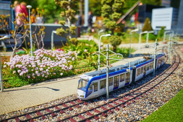 Hague Κατω Χωρεσ Απριλιου 2022 Μίνι Μοντέλα Τρένων Στο Μίνι — Φωτογραφία Αρχείου