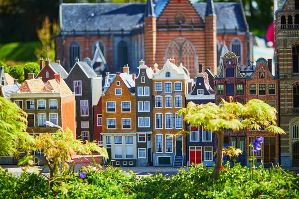 Haye Pays Bas Avril 2022 Modèles Vieilles Maisons Néerlandaises Parc — Photo