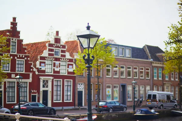 Naturskön Utsikt Över Den Vackra Staden Alkmaar Nederländerna — Stockfoto
