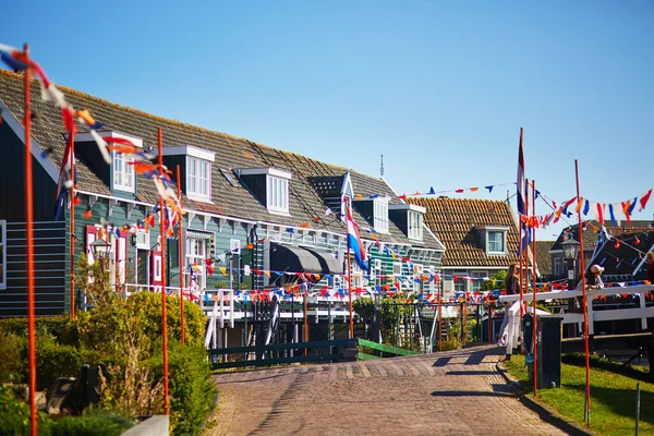 Scenic Visning Maleriske Landsby Marken Nær Volendam North Holland Holland - Stock-foto