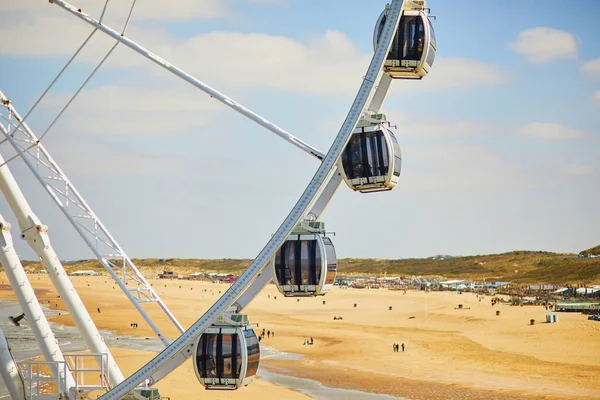 Ferris Wheel Beach Scheveningen Hague Netherlands — Stock Photo, Image