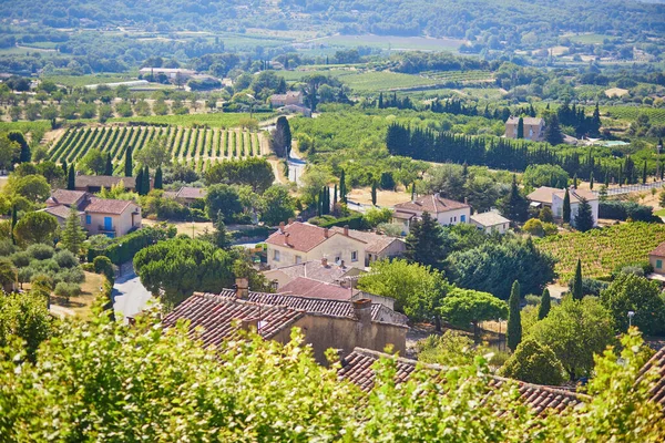 Beautiful Old Roofs Bonnieux Village Provence France — Zdjęcie stockowe