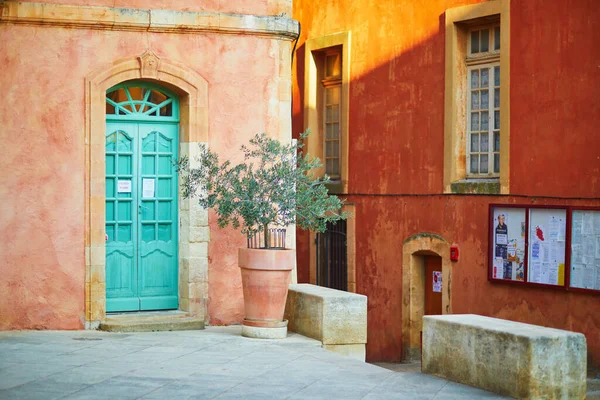 Scenic View Streets Roussillon Provence France Roussillon Known Its Large — Stock Photo, Image