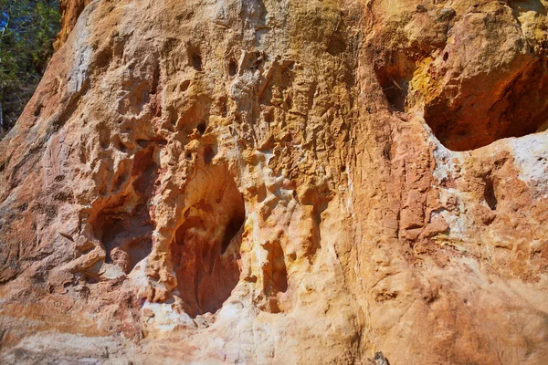 Famous Ochre Path Sentier Des Ocres French Large Ochre Deposits — Stockfoto