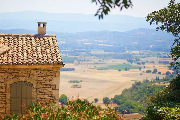 Alte Mittelalterliche Straßen Berühmten Dorf Gordes Der Provence Südfrankreich — Stockfoto
