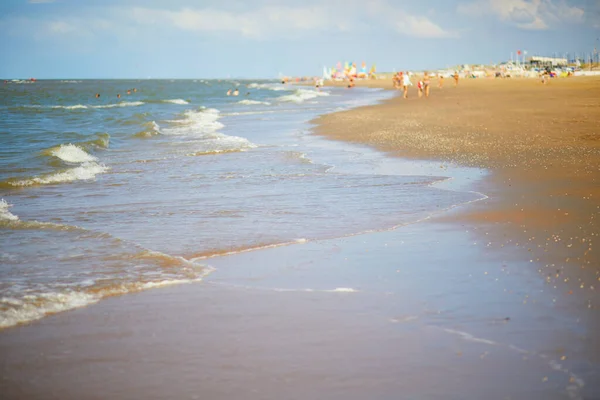Піщаний Пляж Нордвейку Нідерланди — стокове фото
