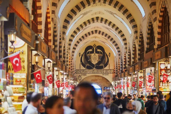 Istanbul Turkey April 2023 Interiören Den Egyptiska Basaren Eller Kryddbasaren — Stockfoto