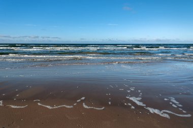 Sonbaharda Baltık Denizi.